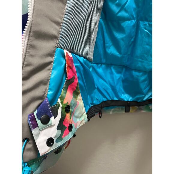 Vibrant Multicolor Women's Ski Jacket - Picture 2 of 12